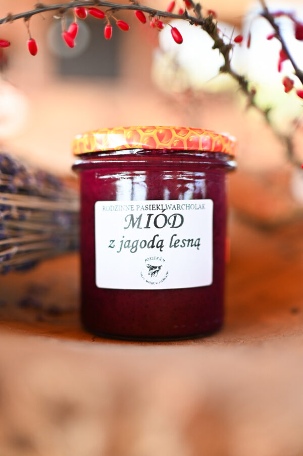 Miód Z JAGODĄ LEŚNĄ- 400g