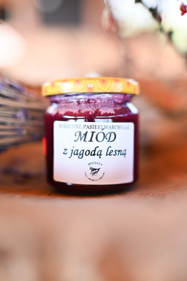 Miód Z JAGODĄ LEŚNĄ - 50g