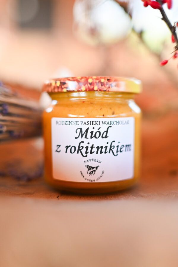 Miód z ROKITNIKIEM - 50g