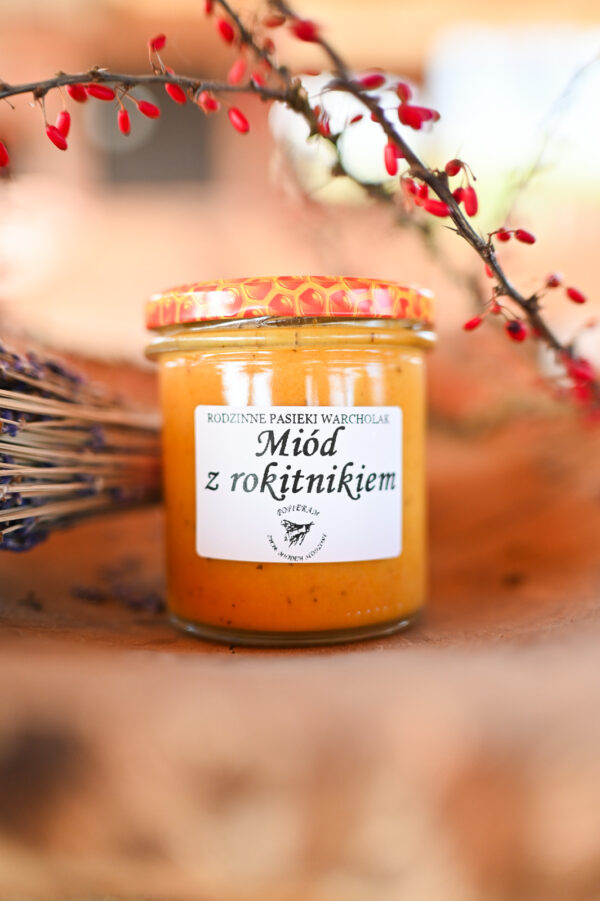 Miód z ROKITNIKIEM - 400g