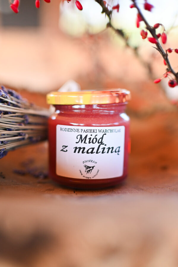 Miód z maliną - 50g