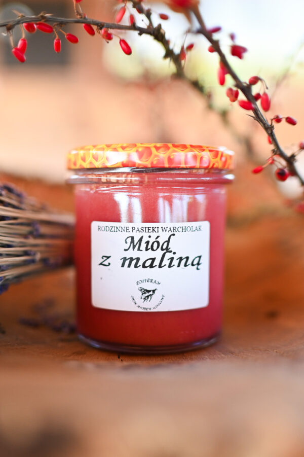 Miód z maliną - 400g