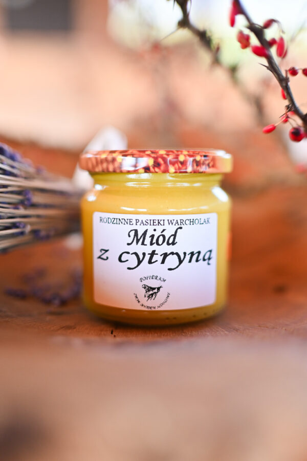 Miód z CYTRYNĄ - 50g