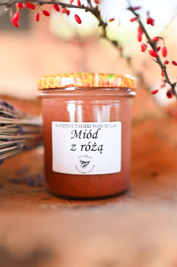 Miód z RÓŻĄ - 400g